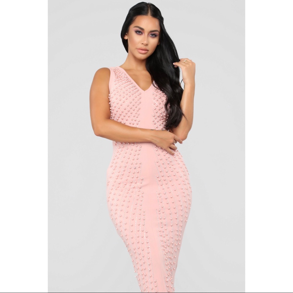 Fashion Nova Pearl Passion Dress
